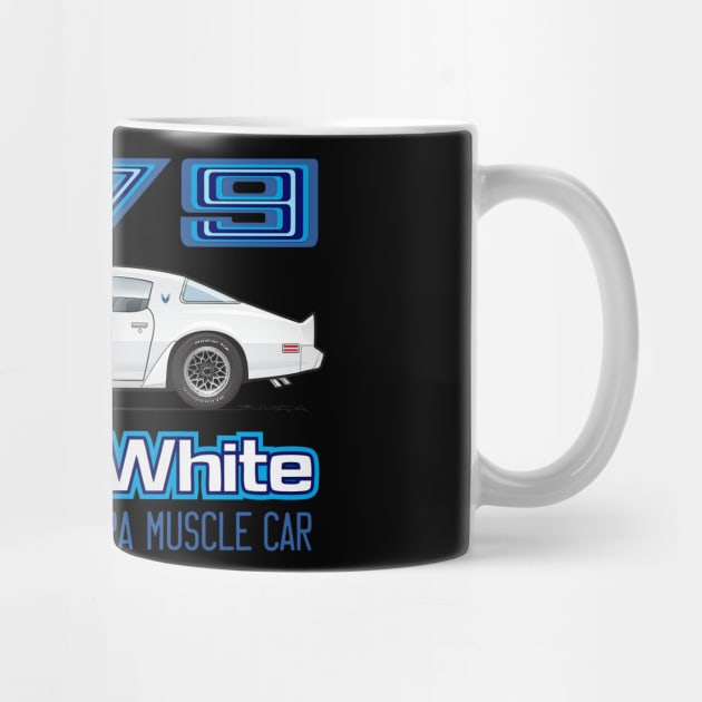 Factory Colors-Cameo White w. Blue Graphics by ArtOnWheels